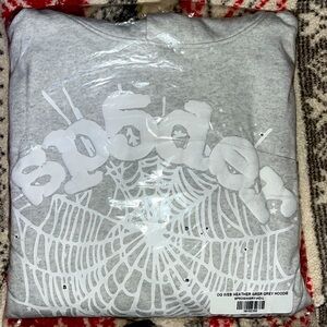 OG Web Sp5der hoodie “Heather Grey”